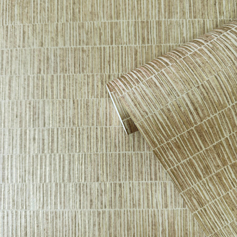 Zen 1000cm x 53cm Wallpaper Roll, Brown