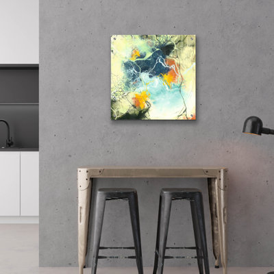 Art mural en verre Wrought Studio «Terra» par Romeo Zivoin