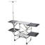 Table de cuisine de camping pliante - Station de cuisson extérieure portative avec plateau résistant à la chaleur