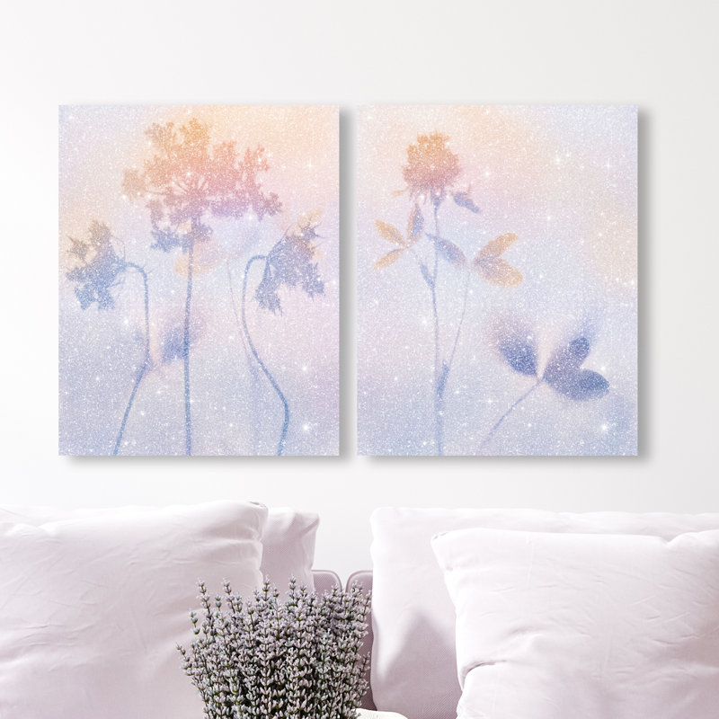 Lavender Shadows Set Set by Oliver Gal, 16"H x 20"W, Gallery Wrapped