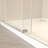 Frameless Sliding Tub Door with 8mm Clear Tempered Glass and Stainless Steel Frame-120138011