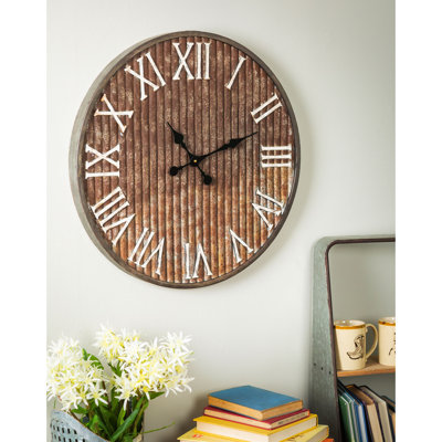 Silas Metal Wall Clock