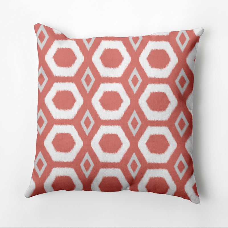 Outdoor Reversible Throw Pillow, 20" H x 20" W, Seed
