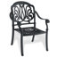 Ensemble de meubles de patio 5 pièces en aluminium coulé avec coussins Grand