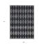 Tapis extérieur anthracite lavable antidérapant 9 pi x 12 pi