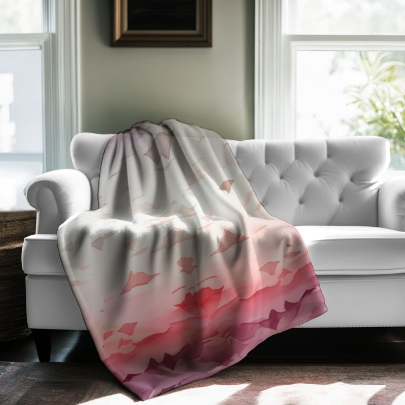Romantiques nuances - 1 pièce Sherpa Premium, Grand lit