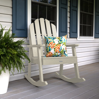 Chaise berçante d'extérieur en plastique Rialto