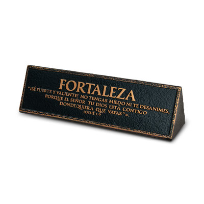 Jagviri Plaque espagnol Fortaleza Josue 1: 9