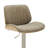 Westerfield Adjustable Swivel Vintage Taupe Curved Back Wood Bar Stool With Faux Leather Seat-125262717