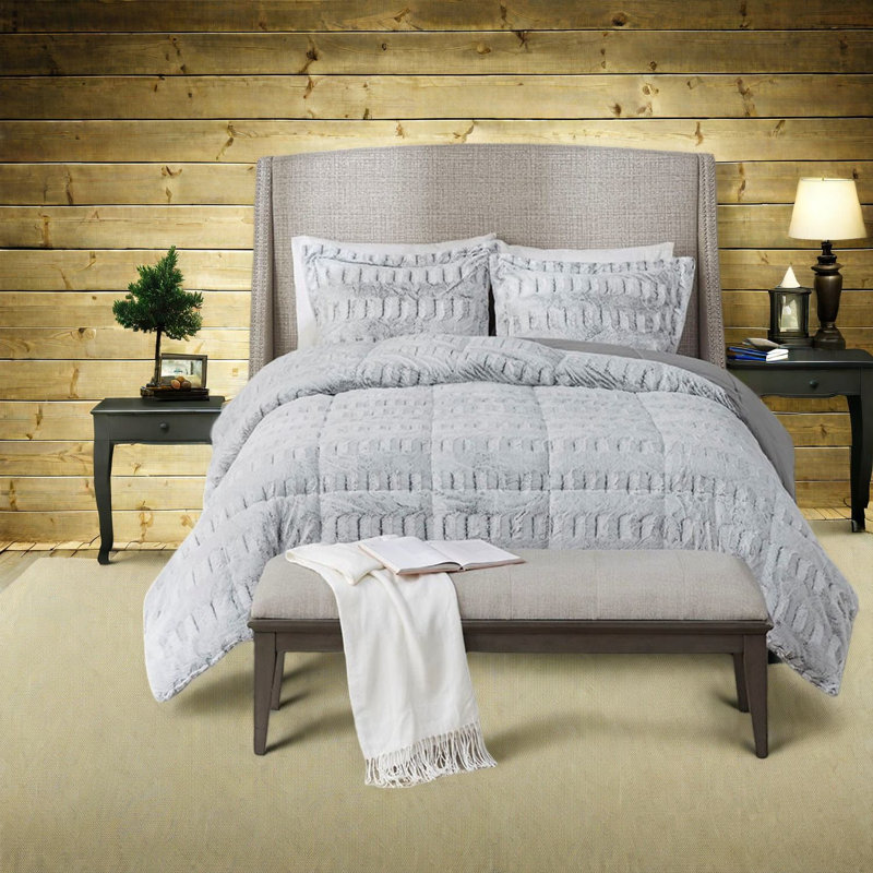 Ensembles de literie ultra doux, lit simple TG en fausse fourrure de polyester pour maison moderne