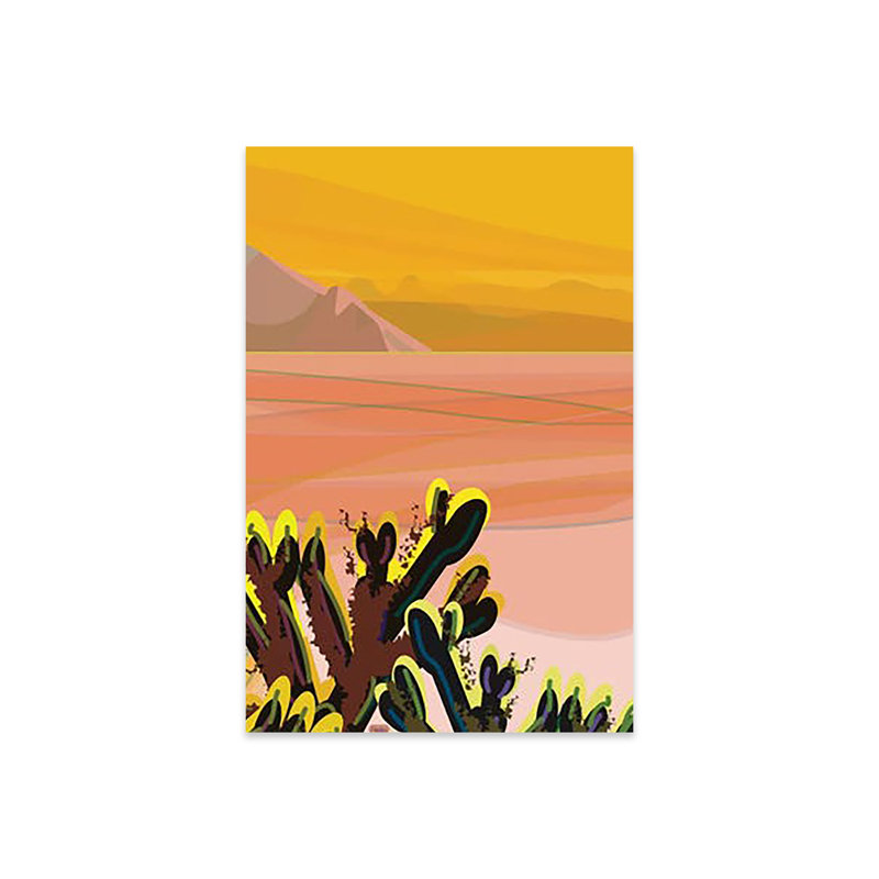 Cholla, impression sur verre acrylique, H 24 po x l 16 po x P 0,25 po