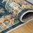 Cassella Deep Indigo Medallion Machine Washable Area Rug-1727227652