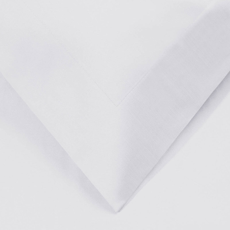 Ensemble de housse de couette lavable en mélange de coton 1200 fils White King