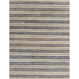 Textures Hand Knotted Wool Striped Area Rug