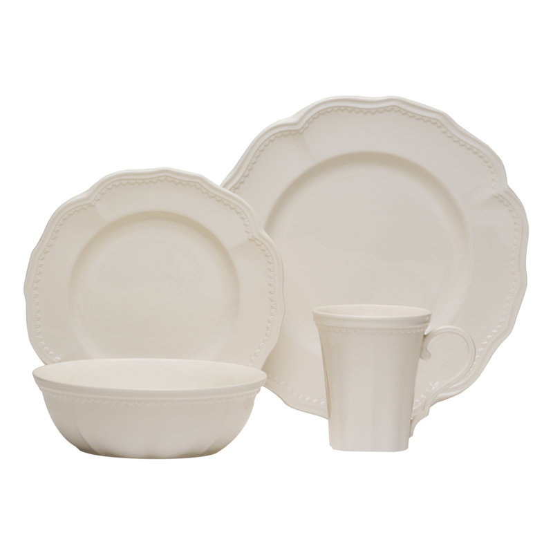 Assiette plate rouge classique rouge vanille 11,25 po
