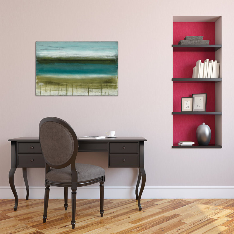 « shoreline horizons », reproduction d’art sur toile, H 16 po x l 48 po x P 0,75 po