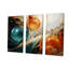 Orange et orange, planètes vagues IV - art mural abstrait-332516315-332516308