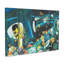 Ensemble de 3 panneaux muraux - Changyu Zou «Night Whisper», art mural sur toile pour le salon, la chambre à coucher ou le bureau 