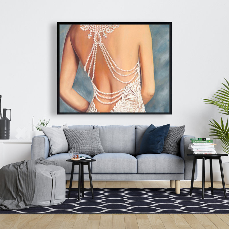 "Robe de mariée" sur toile, H 48 po x l 60 po