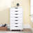 Trashell 18.9'' 7 Office Drawer, Office File Cabinets Wooden File Cabinets for Home Office Storage Drawer-1713157821