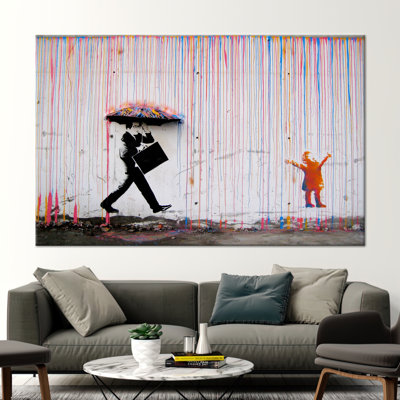 Impression sur toile Banksy