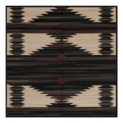  Tapis lavable Mountain Shadow Southwestern