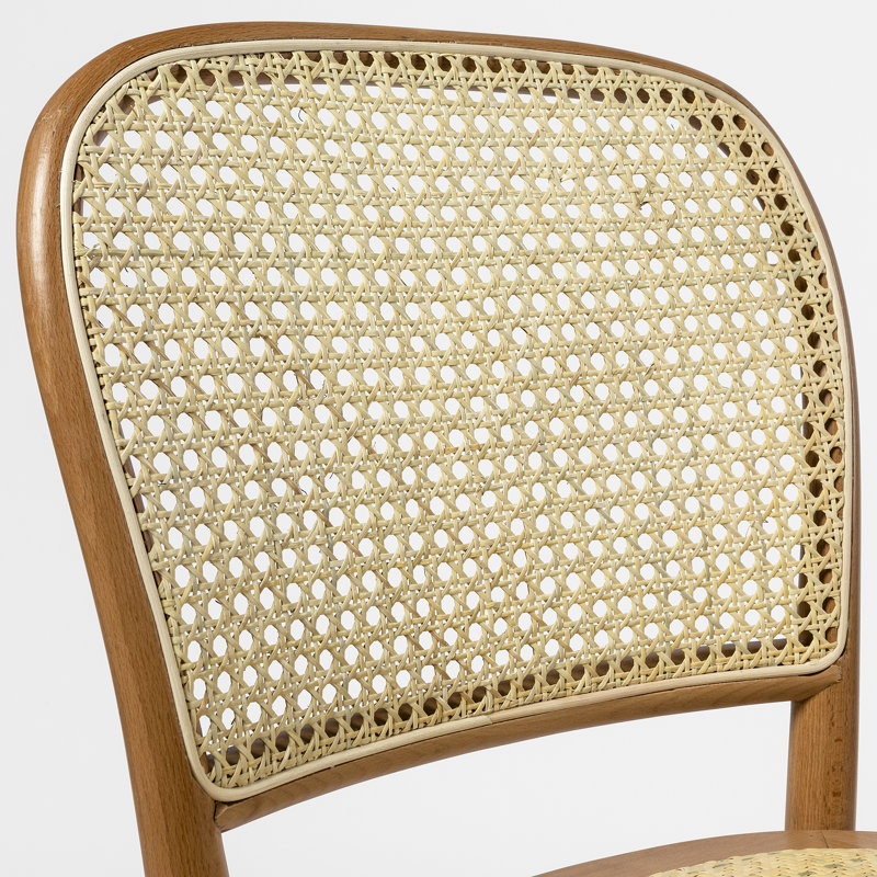 Chaise d'appoint en bois massif Anita, Naturel