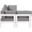 Canapé modulaire d'extérieur faisant face à la droite de 90 po avec coussins Quintarius-61189547-61209645