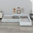Upholstered Double Daybed With Trundle And Drawer