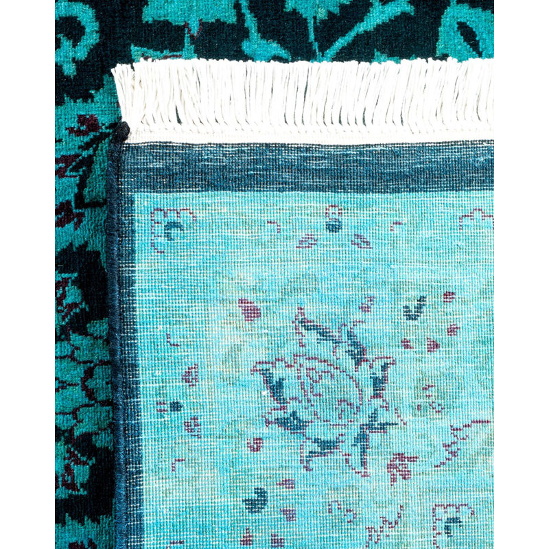 Fine Vibrance One-of-a-Kind 4' 1" X 6' 5" Hand Knotted Area Rug