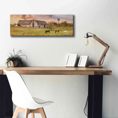 «Clayton Barnyard» par Lori Deiter, art mural sur toile