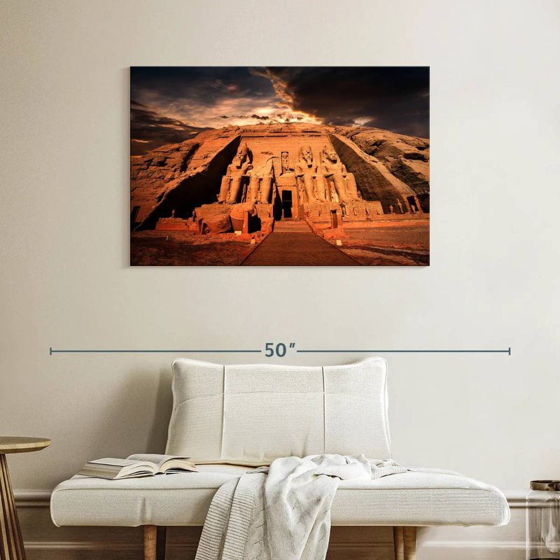 Adella Abu Simbel Temples, 26'' H x 39'' W