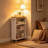 Slim Bathroom Storage Cart on Wheels