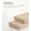 Cloison pliable en bois massif arqué multi-panneaux