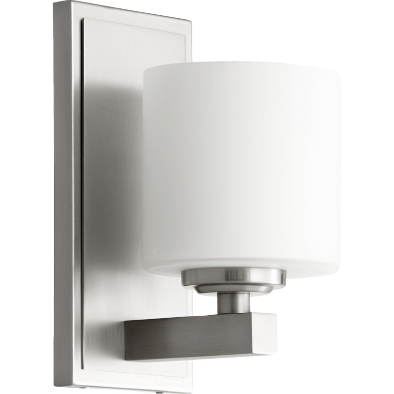 Leisa Armed Sconce, Satin Nickel