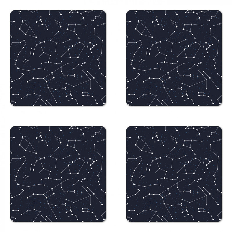 Square 4 Piece Coaster Set