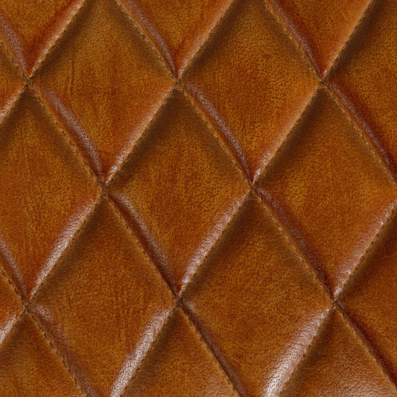 Banc en cuir Elijah, Brun