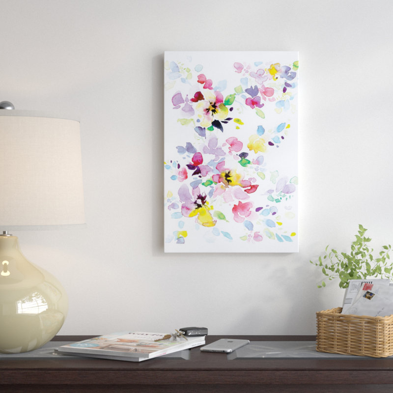 « brillante matinée », art mural sur toile tendue, H 12 po x l 8 po x P 0,75 po
