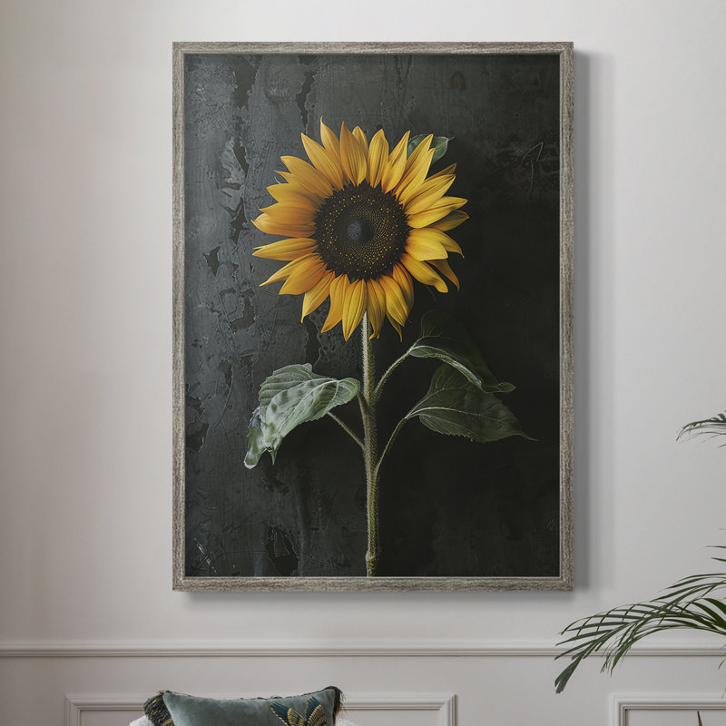 Impression encadrée FLORAL Series - bois massif, H 21 po x l 17 po