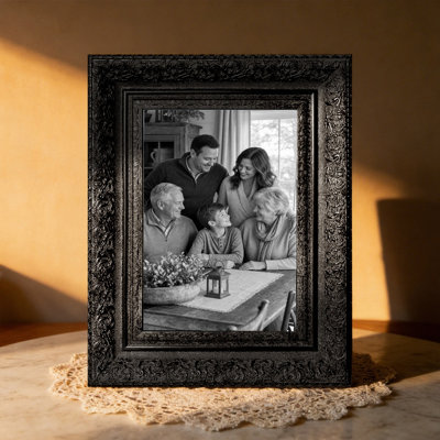 Black 3 PCS Versatile Picture Frame for 11" x 14" Photos and Mother's Day Gifts