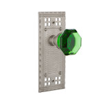 Craftsman Plate with Waldorf Emerald Door Knob