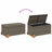 Water Resistant Acacia Poly Rattan Deck Box with Wheels-97884519