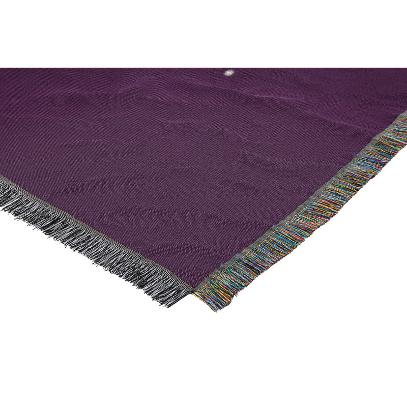 Willy Wonka Dream Purple Woven Tapestry Throw Blanket