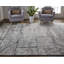 Tapis gris clair / brun en coton / laine noué à la main Chafic-2076365783