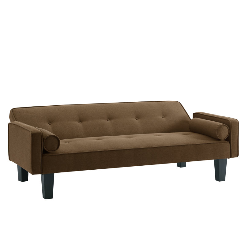 Aneth Upholstered Daybed,love seat,sleeper sofa,Sofa Bed, Brown