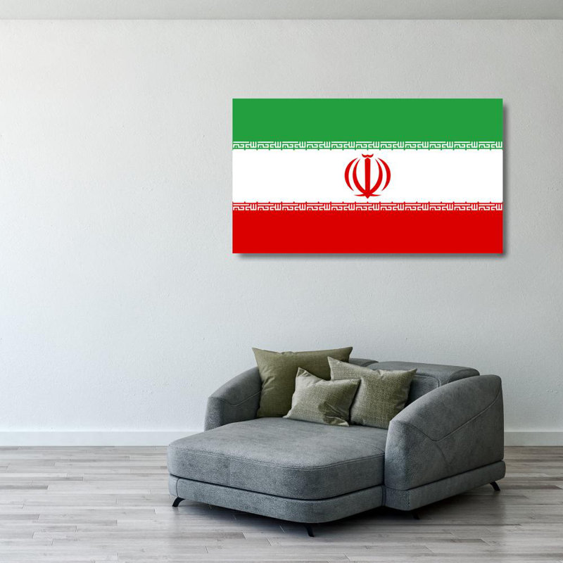 Iran, 23" H x 40" W