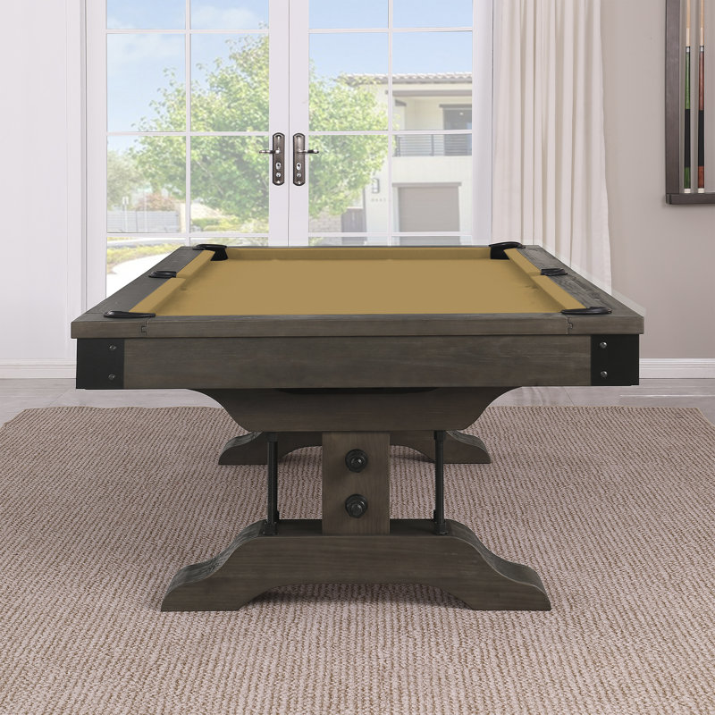 Table de billard Manchester, Or, Non, Brun patiné