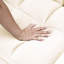 Lit pliable avec revêtement en velours, dossier réglable pour le salon (beige), lit 64,9 64,9 po et réglable. Structure en bois brun. Revêtement beige. Sac de rangement, coussin. Doux, confortable. Pour la chambre,