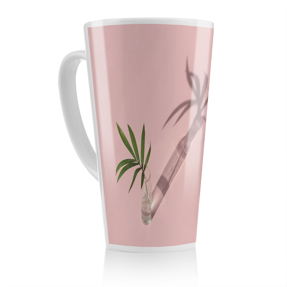 Botanical leaf on Designer Latte Mug