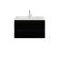 Ensemble de meuble-lavabo simple mural flottant en acrylique 36 po Salt [20D]-57281365